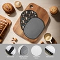 thumbnail image 4 of Pofeuu Cute Alpaca Print Silicone Pot Mat Mitten With Hanging Loop Heat Resistant Oven Mitts Non-Slip Bbq Baking Smoking Potholders, 4 of 7