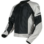 SLATE AIR JACKET V2 MESH MOTORCYCLE JACKET - SILVER, M