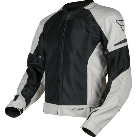 SLATE AIR JACKET V2 MESH MOTORCYCLE JACKET - SILVER, M