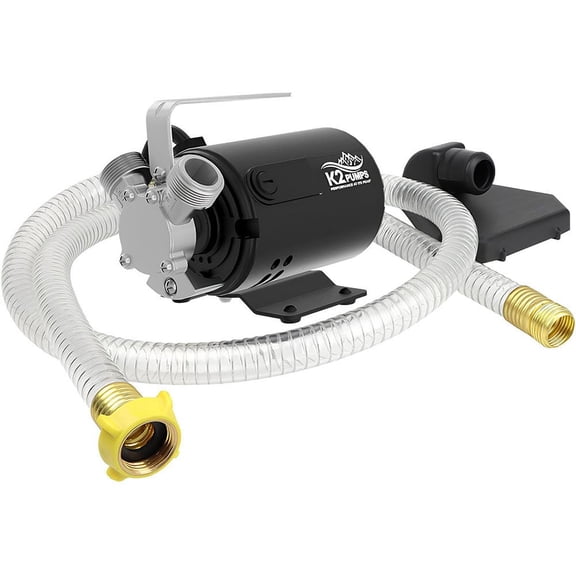 K2 Pumps Transfer Pump 1/10 Hp Flexible Impeller