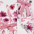 thumbnail image 6 of 3-9Y Girls Dress Bow Bridesmaid Wedding Princess Dress Floral Short-Sleeve Dresses, 6 of 6