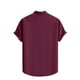 thumbnail image 4 of pstuiky camisetas camisas para hombre, Blusa de manga corta con cuello redondo y empalme irregular para hombre ropa de hombre l, 4 of 4