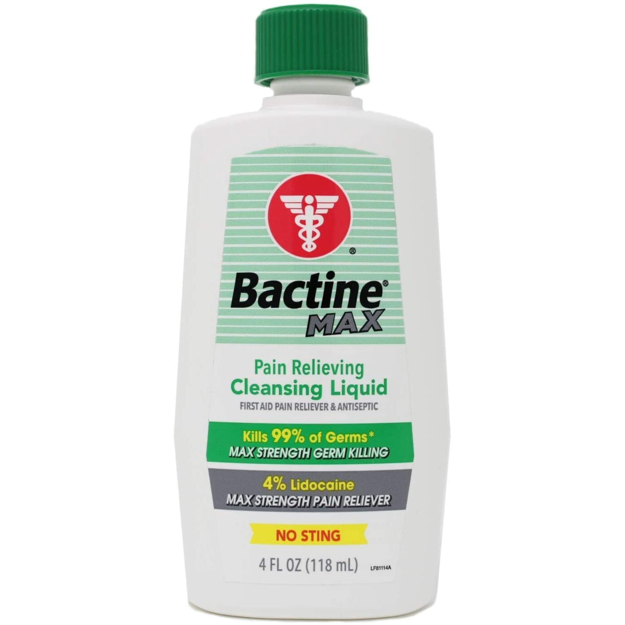 Líquido analgésico Bactine Max con 4% de lidocaína 120 ml x2 | Walmart ...