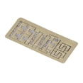 thumbnail image 3 of HILABEE 1/35 DIY 3D Puzzle Model Brass Hinge Layout Scene Crafts Tabletop Decor Airbrush, 3 of 9