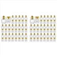 thumbnail image 1 of 24X Mini Salero y Pimentero de Condimentos Transparentes Pequeños Saleros y Pimenteros de Condimentos Transparentes Dorado, 1 of 5