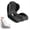 Black, variant on Ergonomic Memory Foam Seat Cushion with Lumbar & Back Support – L‑Shaped Orthopedic Chair Pad for Office, Gaming,  Car & Truck Drivers