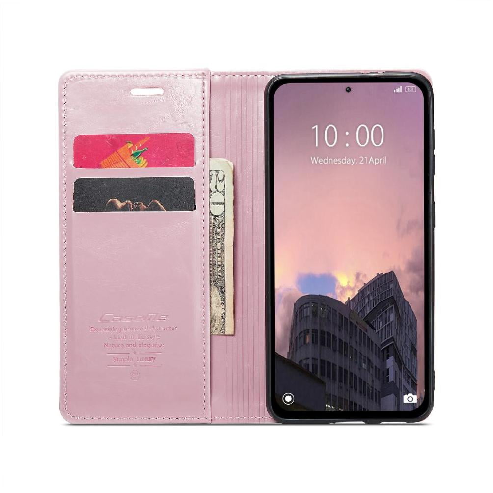 Flip Case for Xiaomi Redmi Note 13 5g Magnetic Wallet Card Holder Kickstand Crazy Horse Pu Leather Retro Wallet Cover