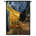 thumbnail image 2 of FineArtTapestries 1452-WH The Cafe Terrace on the Place du Forum Wall Tapestry, 2 of 2
