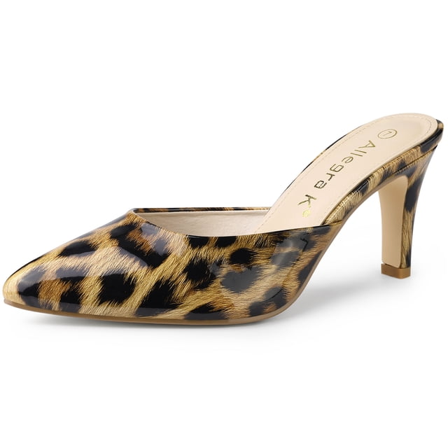 BLISSFUL STEP Mules à Talons Aiguilles à Bout Pointu pour Femmes