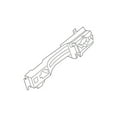 thumbnail image 3 of Genuine Nissan OE Bracket-Outside Handle Rh 80610-6LE5B, 3 of 10