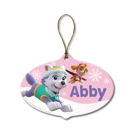 Personalized Christmas Ornament - PAW Patrol Everest and