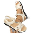 thumbnail image 5 of Viluyesy Slippers for Women Flat Bottom Open Toe Non-Slip Womens Graceful Footwear Beige Size 39, 5 of 10