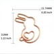 thumbnail image 2 of Add Some Bunny Love to Your Stationery Collection with 10 Cute Metal Paper Clips - Perfect Easter Gifts!, 2 of 5