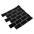 thumbnail image 1 of Self-Adhesive Wall Sticker Square for TV Wall Waterproof Black Pet Pu 1Pcs, 1 of 3