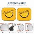thumbnail image 6 of Disketp 2 Piece Summer Pattern Windshield Sunshades,Folding Windshield Sun Shade For Car Suv Trucks Sedan,Blocks Uv Rays Sun Visor Protector-Large, 6 of 7
