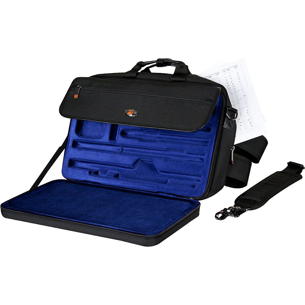 Protec Protec LUX Flute and Piccolo Case with Sheet Music Messenger