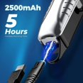 thumbnail image 4 of USB Rechargeable Hair Clipper - Cordless Electric Beard Trimmer With 2500mAh Battery, Portable Hair Clipper Beauty Kit For Home Use_Special Gift, 4 of 5