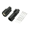 thumbnail image 1 of Conector de faro a prueba de agua de 4 pines Unique Bargains, conector de terminal de cable macho hembra para Harley-Davidson, 1 juego, 1 of 6