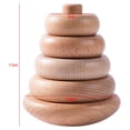 thumbnail image 3 of Juguetes de apilamiento de madera Tumbler Imagination Equilibrio perfke Vaso apilable, 3 of 8