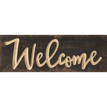 P. Graham Dunn Distressed Pallet Sign: Welcome, 15.75 x 5.5 inches