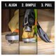thumbnail image 3 of Extractor de uñas Klein Tools 66091 de acero al carbono de alta resistencia, 20 cm, 3 of 9