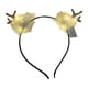thumbnail image 1 of Diadema con plumas y cuernos de ciervo iluminados, banda para el cabello para juegos de rol Luz cálida, 1 of 9