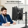 thumbnail image 2 of Support de Bureau Debout pour Moniteur d'Ordinateur LCD Simple, Support Surélevé pour Écran avec Rotation Pivotante à Hauteur Réglable et Base Vesa mm, 2 of 8