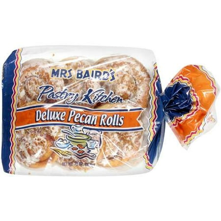 mrs baird rolls pecan pastry deluxe oz kitchen walmart