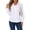 White, variant on Womens Button Down Shirts Lapel Long Sleeve Blouses Business Work Shirt Dressy Casual Collared Tops