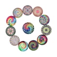 thumbnail image 5 of Spiral Design DIY Gems Glass Sticker Patches For Multi Color 20Pcs, 5 of 5