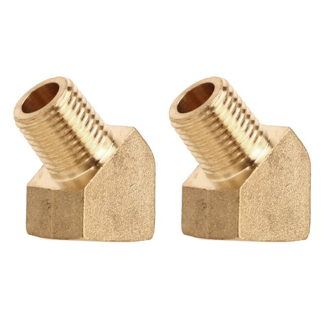 Tubo De Aire Codo De 45 Grados, Codo De 45 Rosca Interior De 8 Mm 2 Piezas Para Tuberías De Agua, Gas, Combustible Y Aire