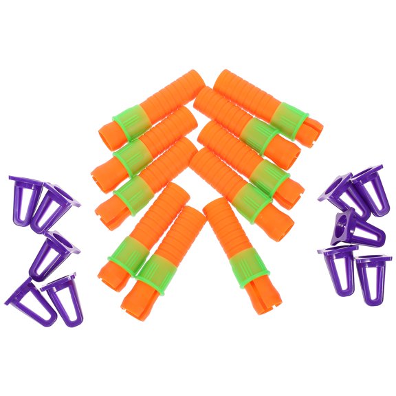 Zehuanyu  10 Pcs Oil Pastel Extender Electric Pencil Sharpener Cue Chalk Holder Lead Pencils