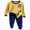 H349-Light Yellow, variant on TOWED22 Toddler Girls Boys Pajamas Funny Graphic Cotton Pjs Jammies Fall Winter Long Sleeve Sleepwear Sets 6-24 Months 2t 3t 4t 5t 6t 7t 8t 9t Children(Brown,2-3 Y)