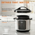 thumbnail image 5 of Elevon 8 QT Electric Pressure Canner 16-in-1 Multi Cooker Electric Canners for Pressure Canning Rice Cooker Digital Pressure Canner Stainless Steel, 5 of 9