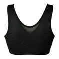 thumbnail image 2 of Women's Wirefree Plus Size Lace Minimizer Bra Front Buckle Sports Bra Oversized Underwear Front Buckle Vest Lace Bra, 2 of 6