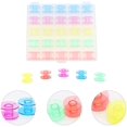 thumbnail image 3 of 25pcs Plastic Sewing Machine Bobbins with Case for Brother Singer Janome Elna, 3 of 8