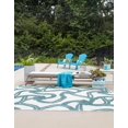 thumbnail image 4 of Unique Loom Outdoor Coastal Collection Area Rug - Tethered (7' 10" Square Ivory/Navy Blue), 4 of 9