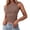 Coffee, variant on Women's Asymmetrical Off Shoulder Fitted Cami Top Solid Sleeveless Slim Sexy Night Out Casual Daily Vacation Street Wear, 1 Piece, XS-XL