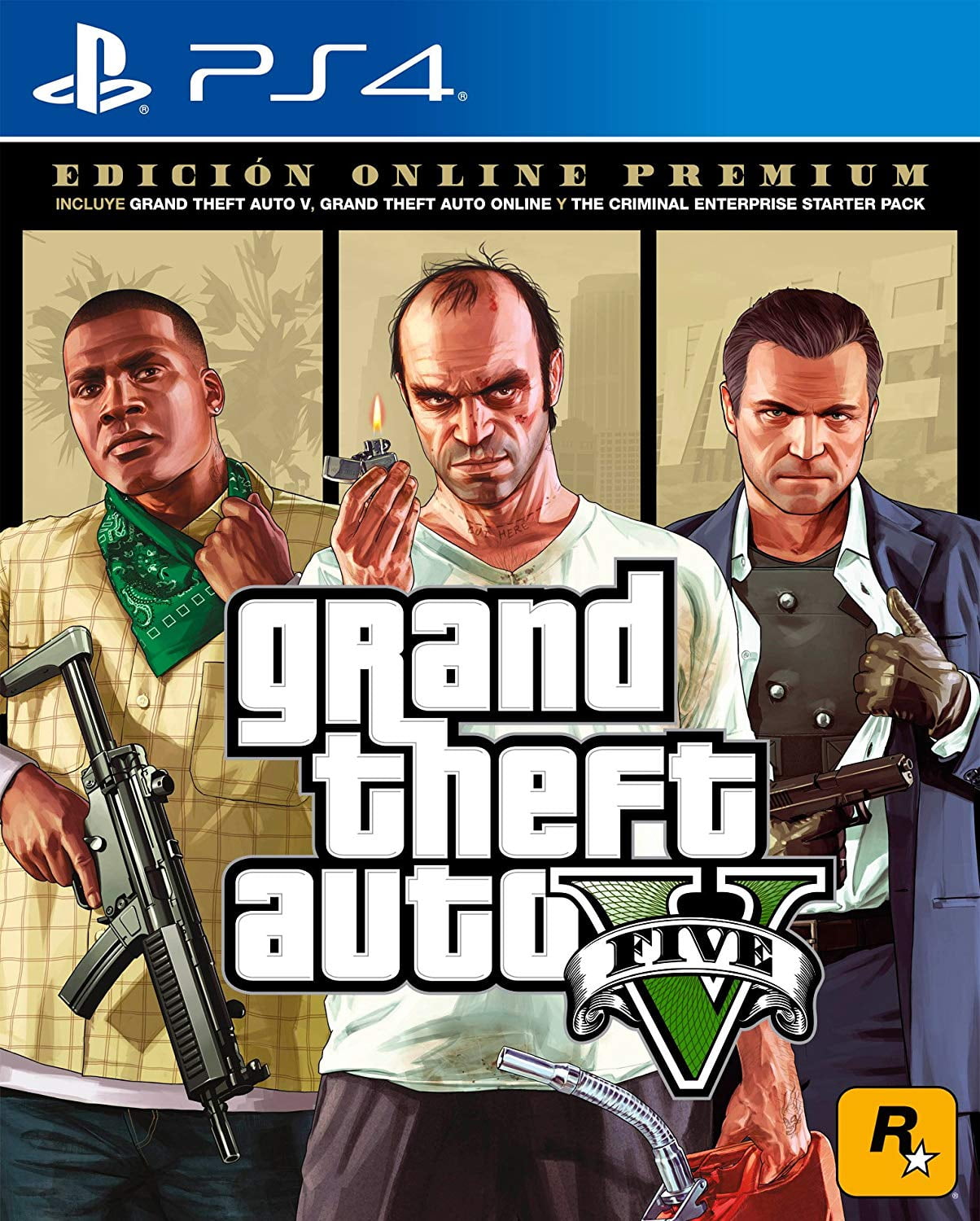 Grand Theft Auto V Premium Online Edition gta V gta 5 PS4 em Promoção na  Americanas