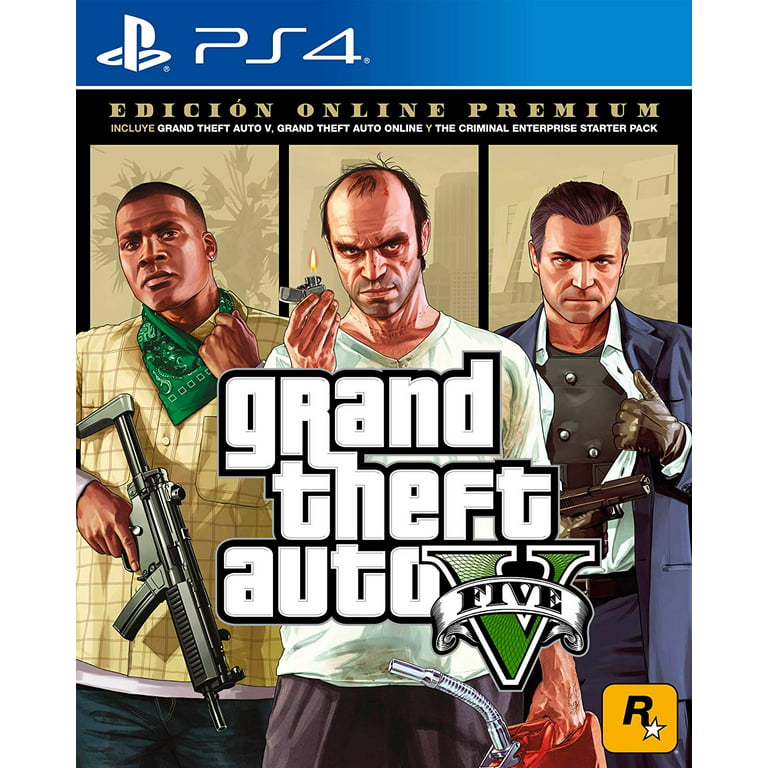 GTA PS4 Grand Theft Auto 5 V PS5 Game Premium GTA Online Free Next