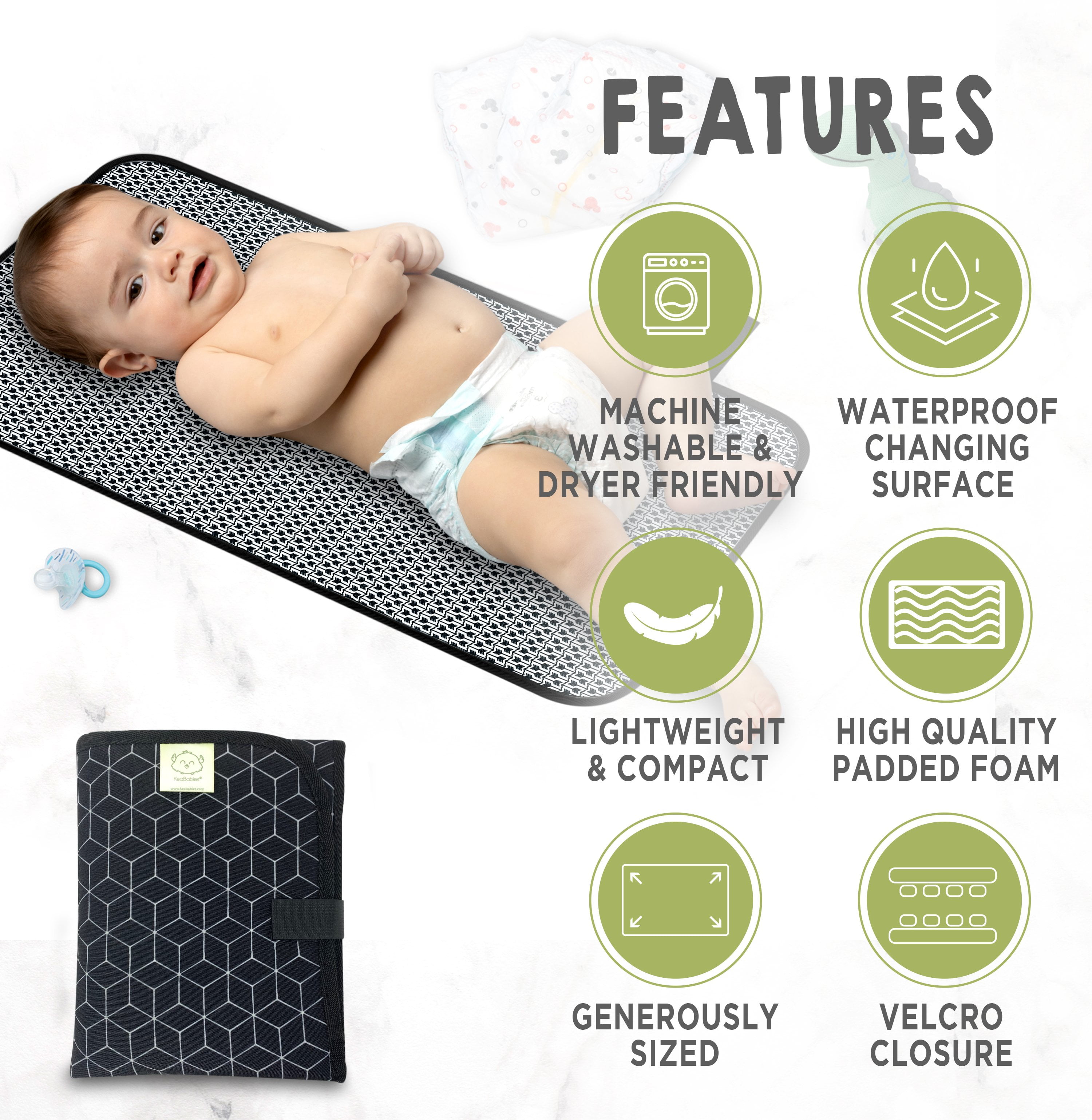 small baby changing mat