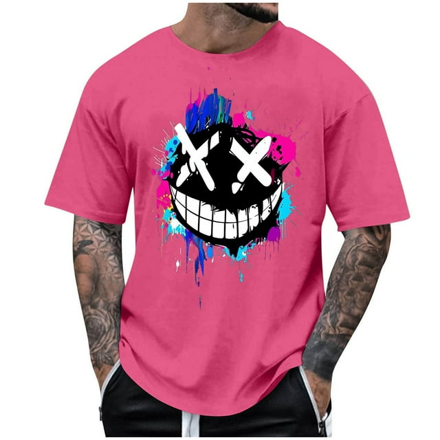 COM1950s T-Shirts pour Hommes, T-Shirts 3TG pour Hommes, Mode Été Décontractée T-Shirt Col Rond Imprimé pour Hommes, T-Shirts 4TG pour Hommes, T-Shirts 3TG pour Hommes, Shorts pour Hommes Mode