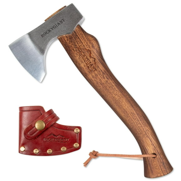 Hickory Hand Forged Camping Axe for Outdoor Chopping