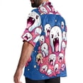 thumbnail image 3 of Tiny teeth Men's Casual Hawaiian Shirt Printed Button Down Short Sleeve Summer Beach Shirts Unisex, 3 of 6