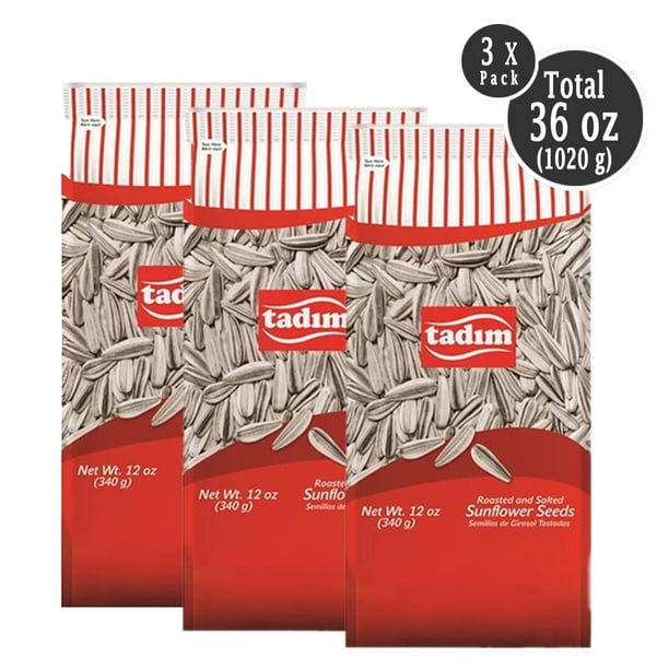 Sunflower Seeds Roasted and Salted, Natural and Original Whole Big