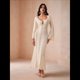 thumbnail image 5 of Traje de Baño de Mujer, Pareo de Crochet, Traje de Baño de Punto, Vestido Ajustado para y Otoño, Ropa de Fiesta Albaricoque M, 5 of 8
