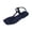 Dark Blue, variant on Women's 2026 Square Toe Thong Slingback Sandals Adjustable Buckle Flat Summer Shoes Beach Vacation Daily Wear Sandals Dark Blue 7 Wide