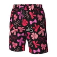 thumbnail image 4 of Fotbe Various pink and red Bow knots Trajes de Baño Estampados para Hombre, Shorts de Verano de Secado Rápido, Ropa de Playa, Bañadores-X-Large, 4 of 6