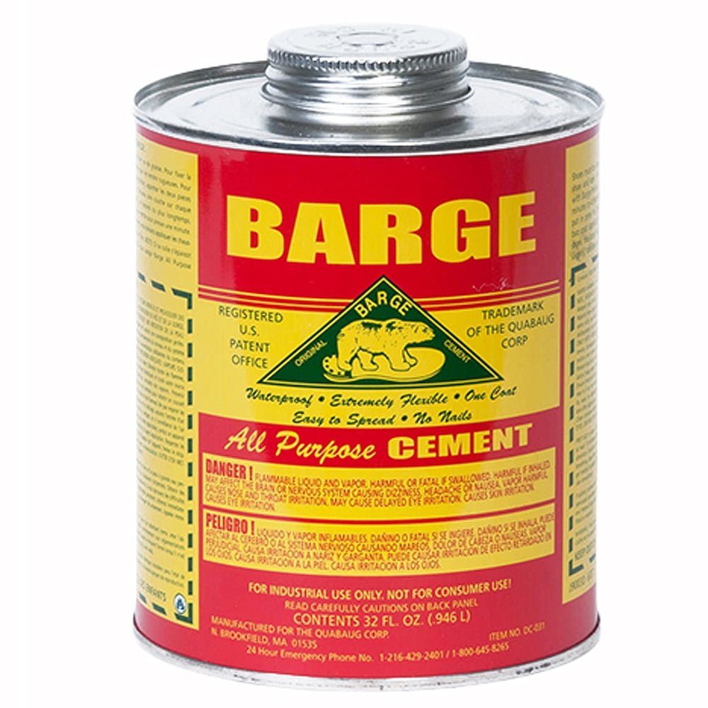 BARGE PROFESSIONAL STRENGTH SHOES ADHESIVE ALL PURPOSE CEMENT QUART - Walmart.com - Walmart.com