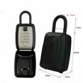 thumbnail image 3 of Secure Key Box, Wall Mounted Key Box, Wall Mounted Key Box, Coded Key Box, Secure Key Box with Hook for Home School Office Factory, (Black), 3 of 5